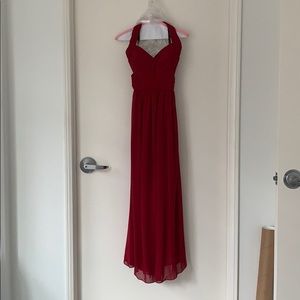 Bill Levkoff Bridesmaid Dress in Burgundy size 4